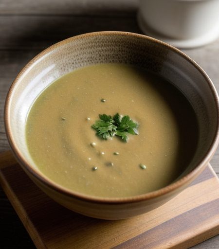 Chick-Pea and Cilantro Soup recipe image