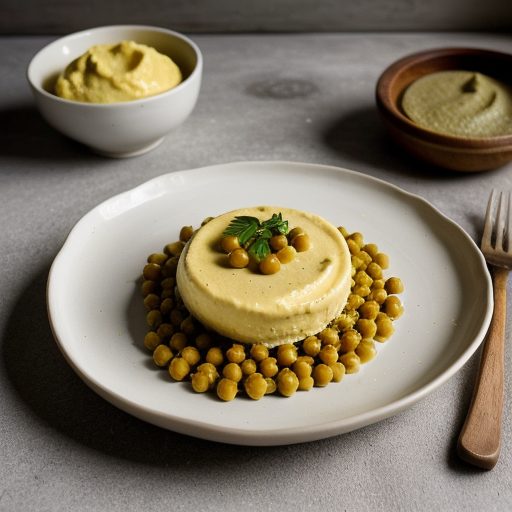 Chick Pea and Garlic Puree recipe image