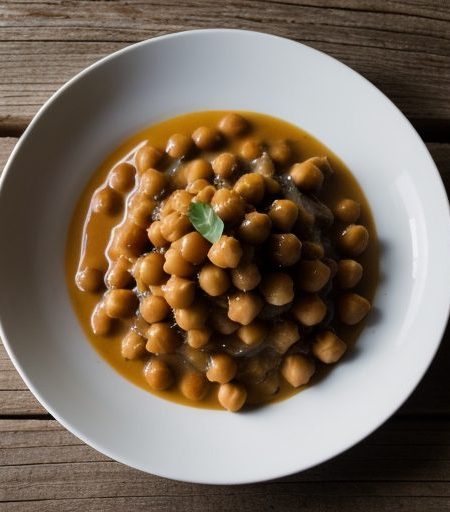 Chick Peas Italiano recipe image