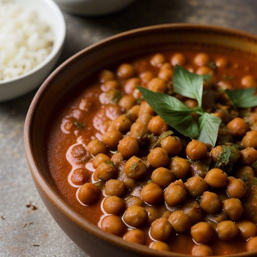 Chick-Peas in Chunky Tomato Sauce Over Cousco recipe image