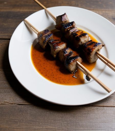 Chicken Adobo Kebabs recipe image