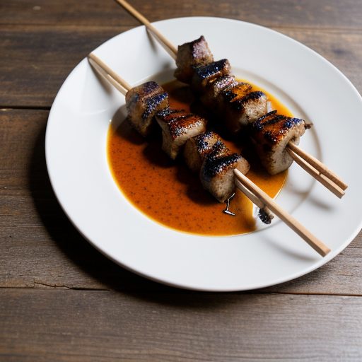 Chicken Adobo Kebabs recipe image