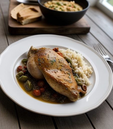 Chicken Ala Grecque recipe image