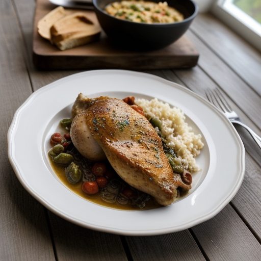 Chicken Ala Grecque recipe image