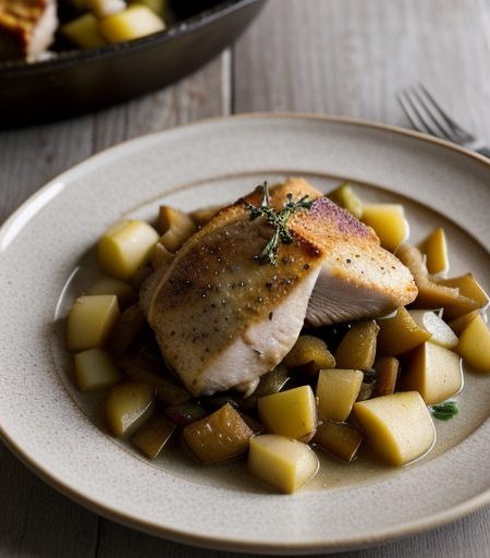 Chicken & Apple Saute recipe image