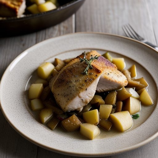 Chicken & Apple Saute recipe image