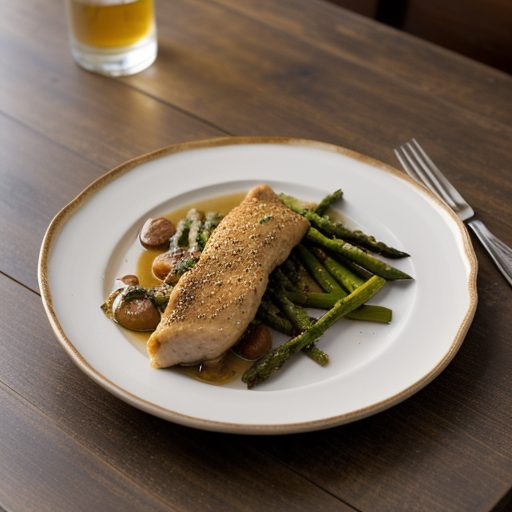 Chicken Asparagus Marsala recipe image