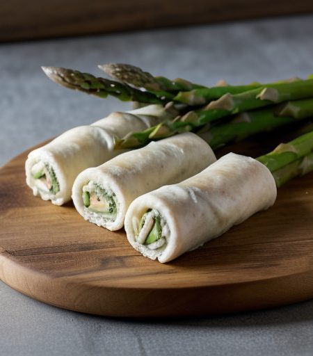 Chicken-Asparagus Rolls recipe image