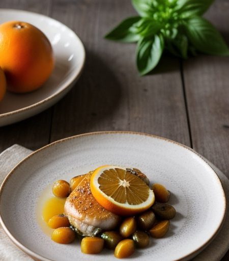 Chicken Au Grand Marnier recipe image