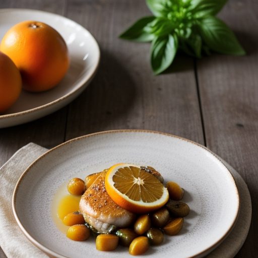 Chicken Au Grand Marnier recipe image