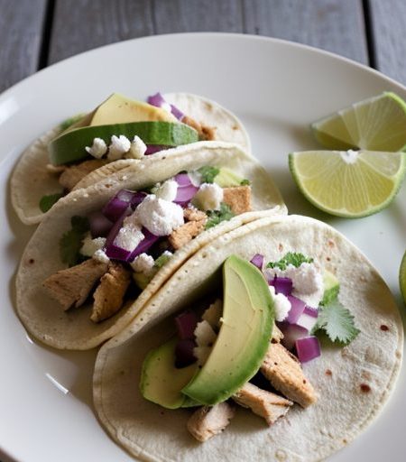 Chicken & Avocado Tacos recipe image