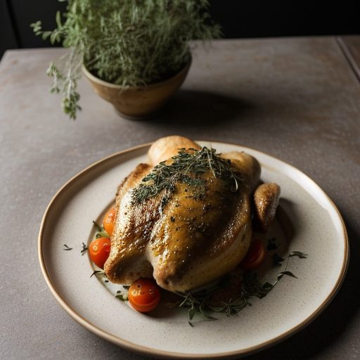 Chicken Baked With Tomatoes & Herbs in Parc recipe image