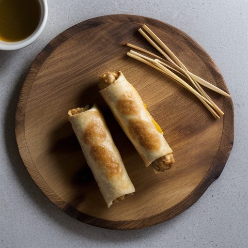 Chicken & Banana Egg Roll Appetizer recipe image