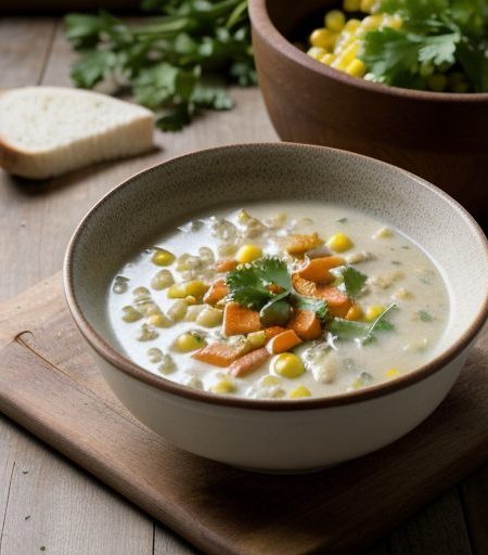 Chicken Barley Chowder recipe image