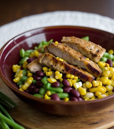 Chicken, Bean and Corn Salad recipe image