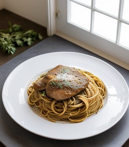 Chicken Big Mamou on Pasta recipe image