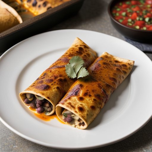 Chicken & Black Bean Enchiladas recipe image