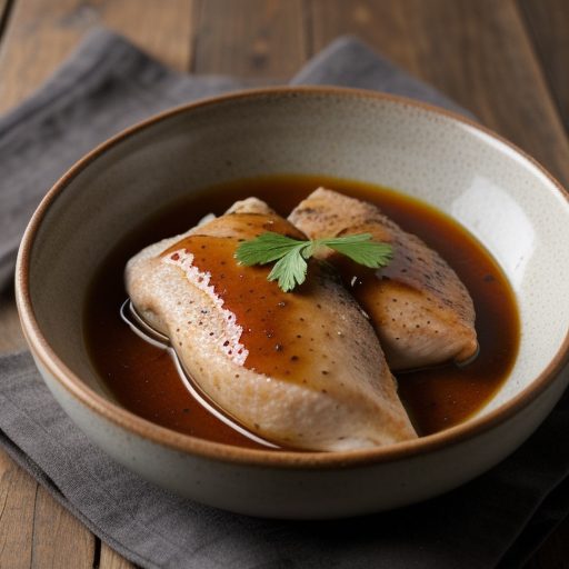 Chicken Breast With Wine Vinegar Sauce recipe image