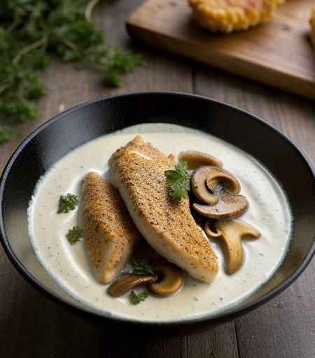 Chicken Breast in Cream Sauce recipe image