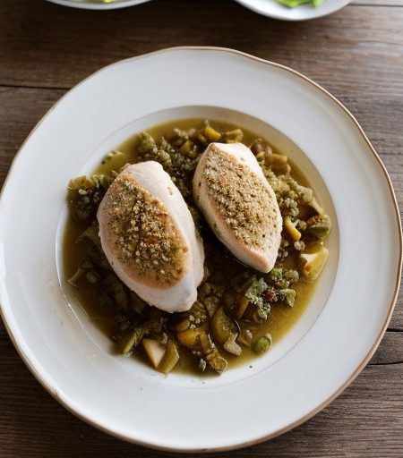 Chicken Breasts Amaretto From Loren Martin recipe image
