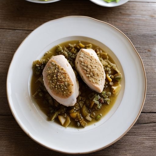 Chicken Breasts Amaretto From Loren Martin recipe image