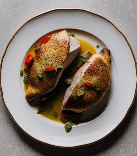 Chicken Breasts Stuffed With Sweet Pepper And recipe image