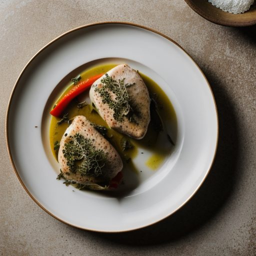 Chicken Breasts Stuffed With Sweet Pepper and Thyme recipe image