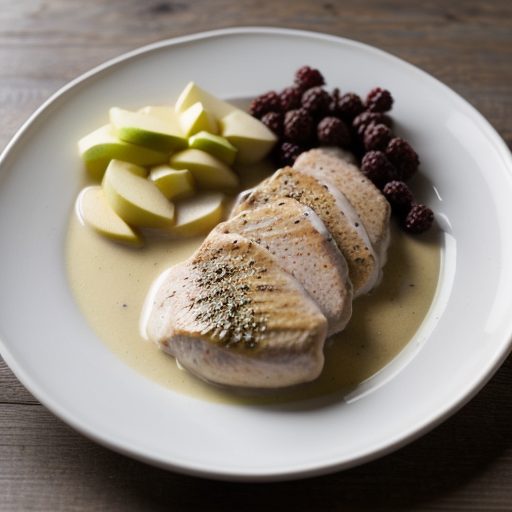 Chicken Breasts With Apples and Cider Cream recipe image