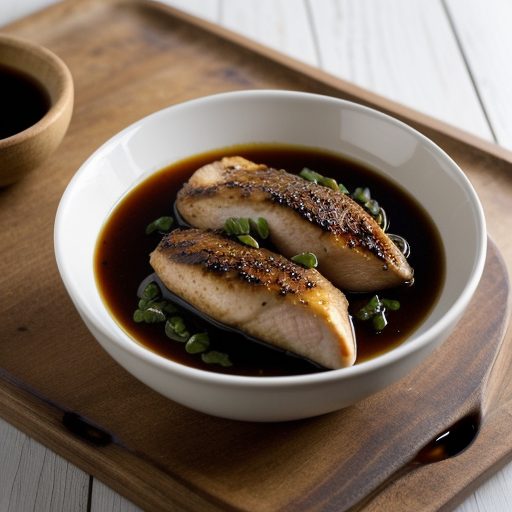 Chicken Breasts With Balsamic Vinegar Sauce recipe image