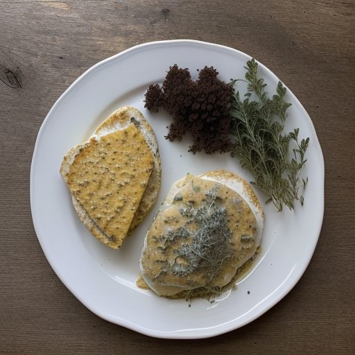 Chicken Breasts With Cheese and Herbs recipe image