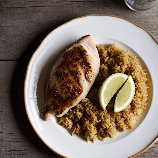 Chicken Breasts With Chilies & Arroz Blanco recipe image
