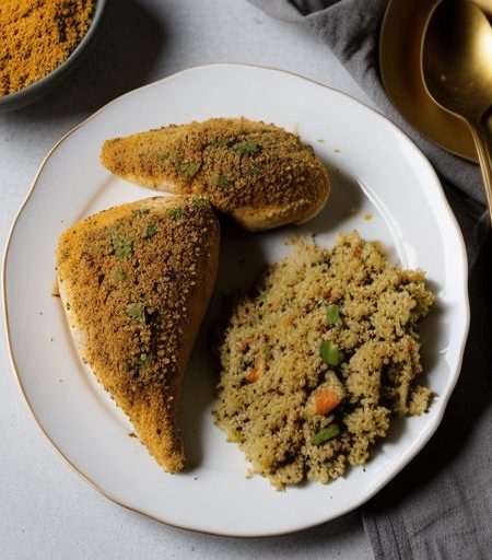 Chicken Breasts With Curried Stuffing recipe image
