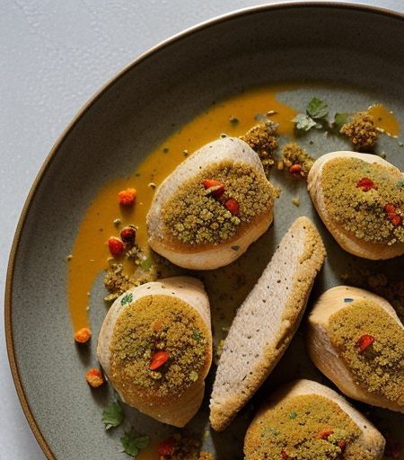Chicken Breasts With Curried Stuffing recipe image