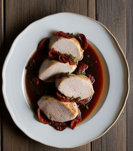 Chicken Breasts With Dried Tomatoes in Port C recipe image