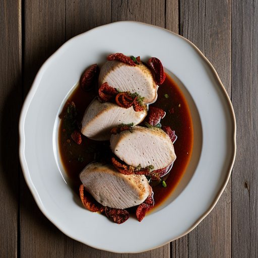 Chicken Breasts With Dried Tomatoes in Port C recipe image