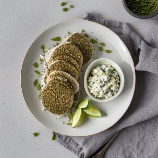 Chicken Breasts With Feta Cheese Sauce recipe image