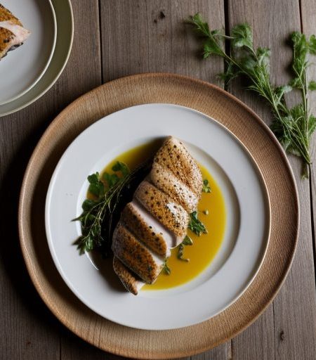 Chicken Breasts With Green Coriander (Cilantr recipe image