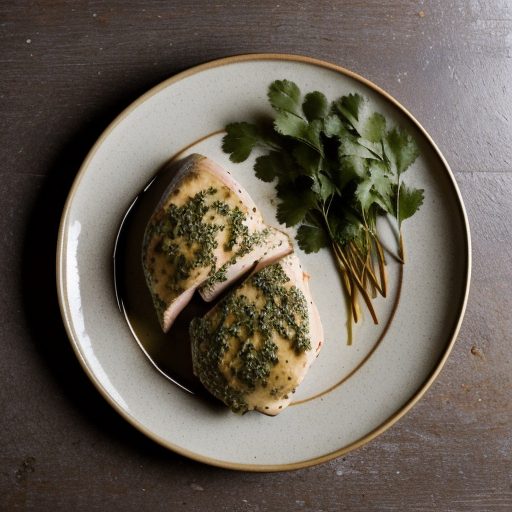 Chicken Breasts With Green Coriander (Cilantro recipe image