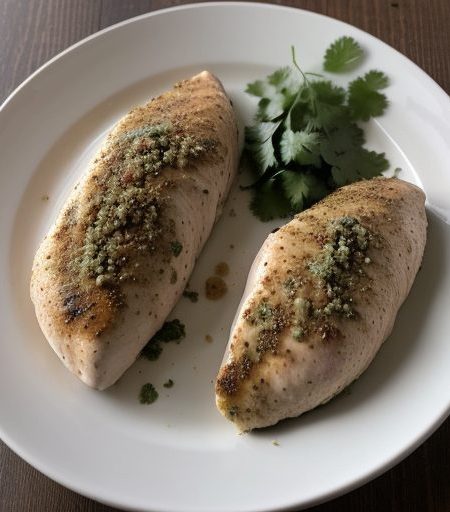 Chicken Breasts With Lime & Cilantro recipe image