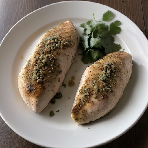Chicken Breasts With Lime & Cilantro recipe image