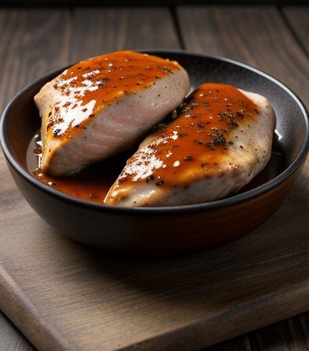 Chicken Breasts With Pepper Sauce recipe image
