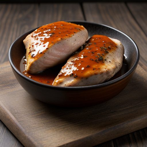 Chicken Breasts With Pepper Sauce recipe image