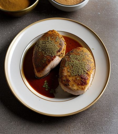 Chicken Breasts With Spicy Rub recipe image