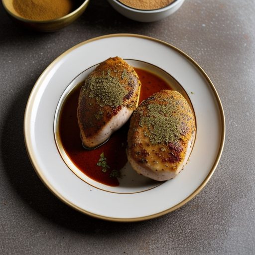 Chicken Breasts With Spicy Rub recipe image
