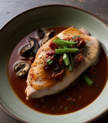 Chicken Breasts With Sundried Tomato Sauce (6 PTS recipe image