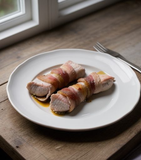 Chicken Breasts Wrapped in Bacon recipe image