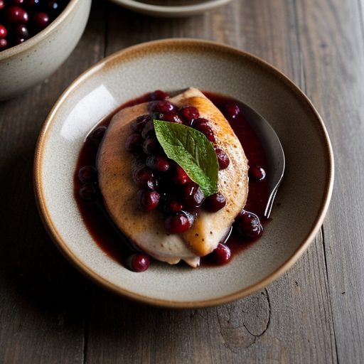 Chicken Breasts in Cranberry Sauce recipe image