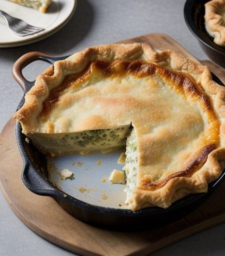 Chicken-Broccoli Pie recipe image