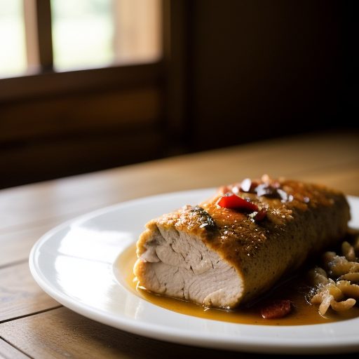 Chicken Cacciatore Boboli recipe image