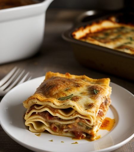 Chicken Cacciatore Lasagne recipe image